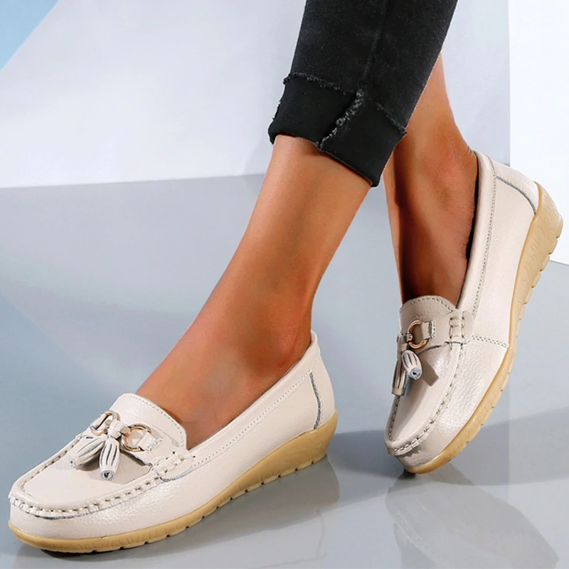 Brianna - Klassische Damen-Loafer aus Leder