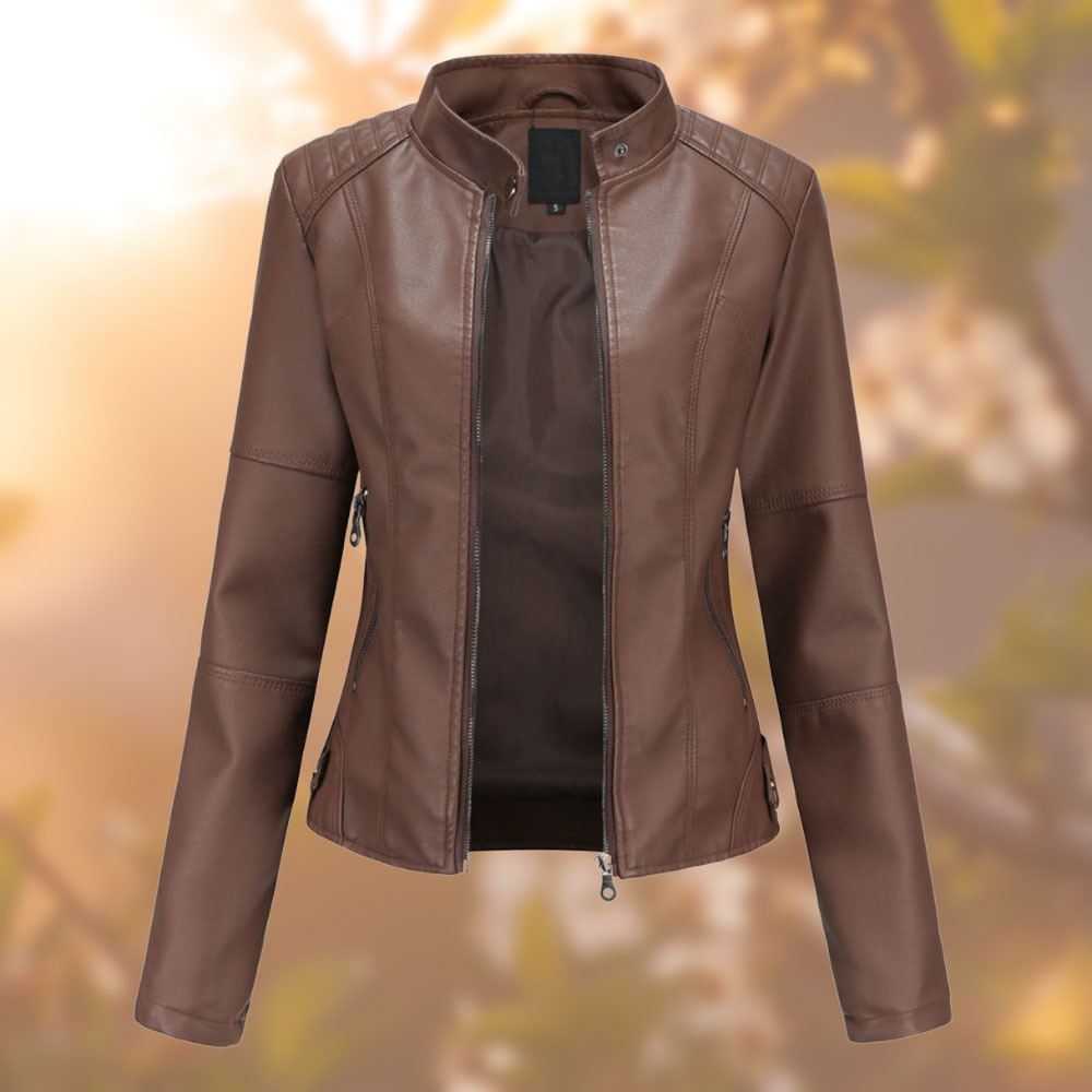 Stylische Damen Lederjacke - Aicha