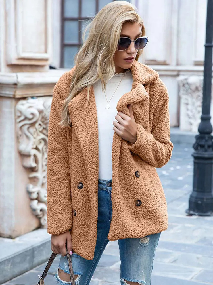 Pamela - Schicke und Bequeme Teddy-Winterjacke für Damen