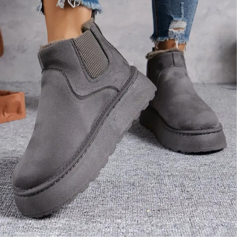 Ella - Schicke und Warme Winter-Plateau-Stiefeletten für Damen