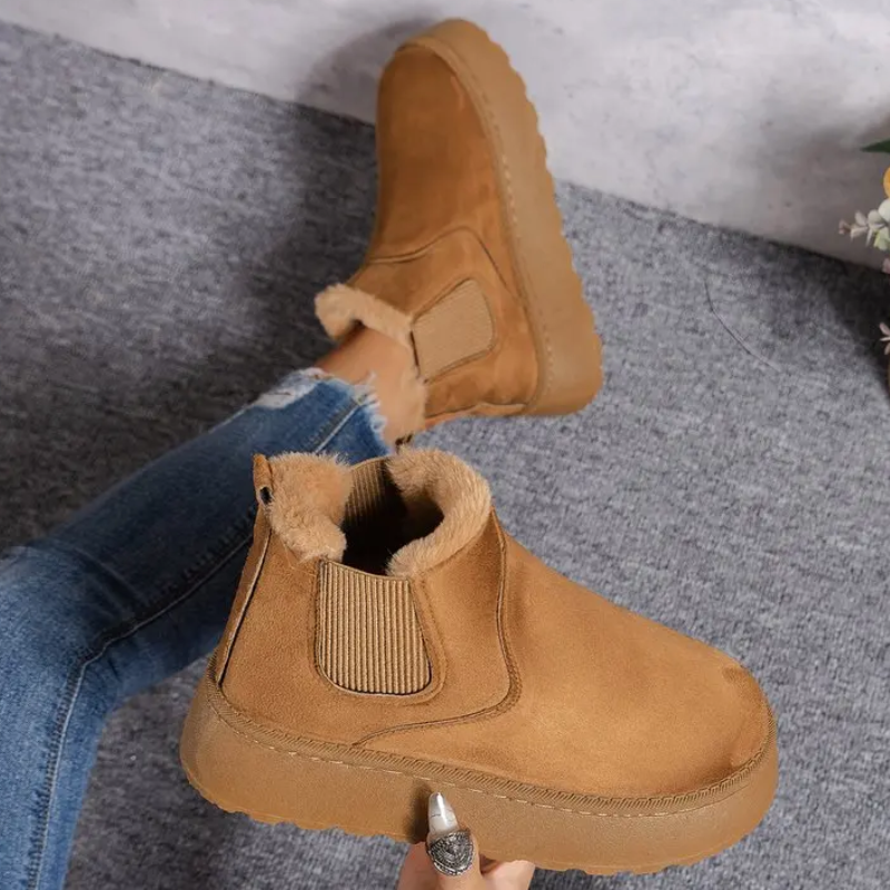 Ella - Schicke und Warme Winter-Plateau-Stiefeletten für Damen