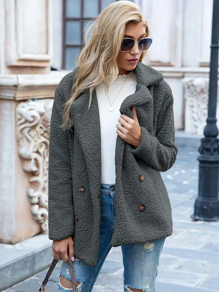 Pamela - Schicke und Bequeme Teddy-Winterjacke für Damen