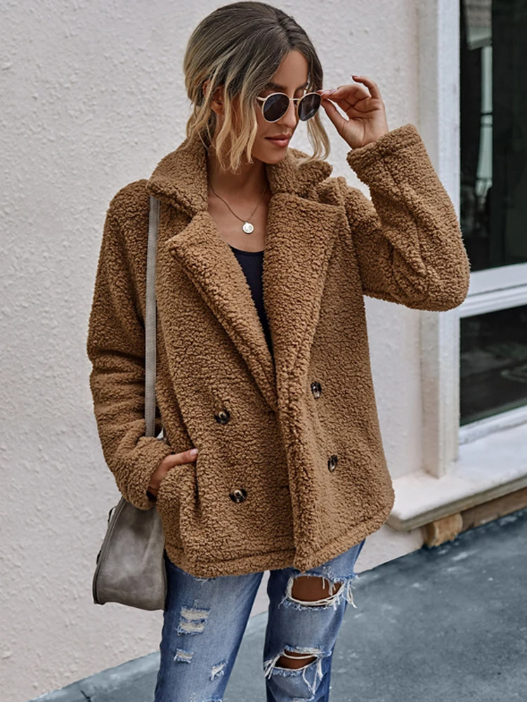 Pamela - Schicke und Bequeme Teddy-Winterjacke für Damen