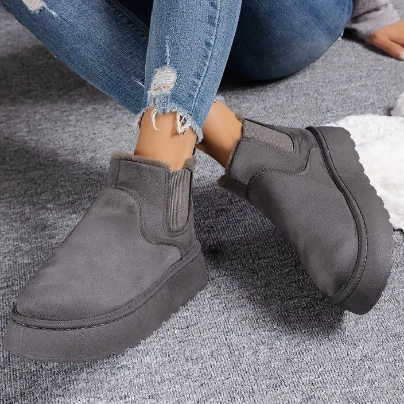 Ella - Schicke und Warme Winter-Plateau-Stiefeletten für Damen