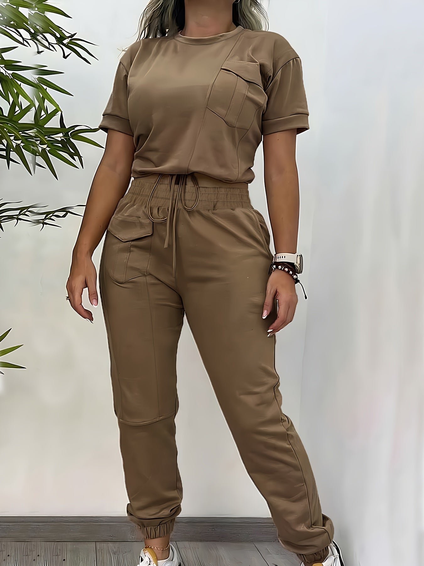 Keyla - Stilvolles und Lässiges Herbst Zweiteiliges Jogger Set für Damen