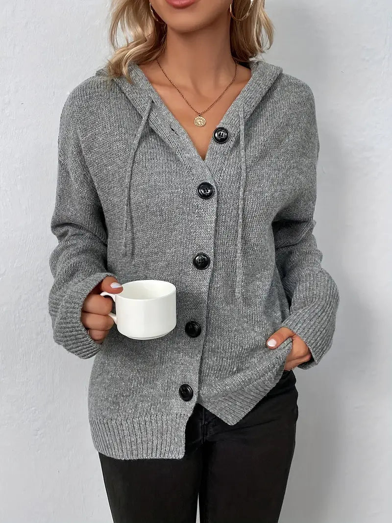 Alexa - Schicker Herbst Langarm Strickjacke für Damen