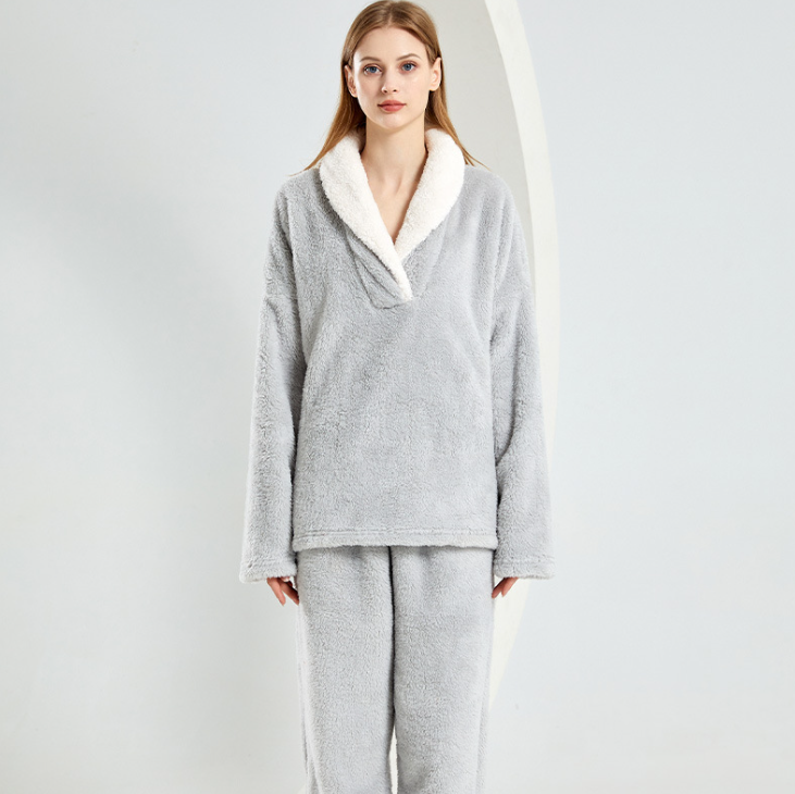 Krista - Pyjama-Set aus dickem Fleece