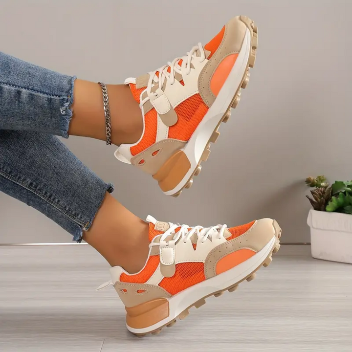 Katja - Trendy Chunky Sneakers für Damen | Modische Sportschuhe mit dicker Sohle