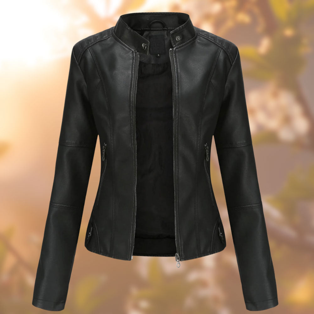 Stylische Damen Lederjacke - Aicha