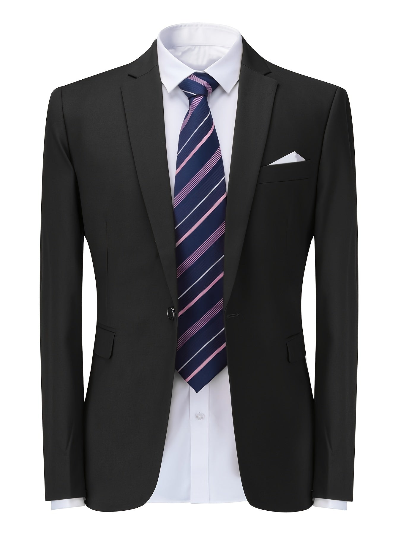 Lex - Klassischer einfarbiger Herren-Blazer