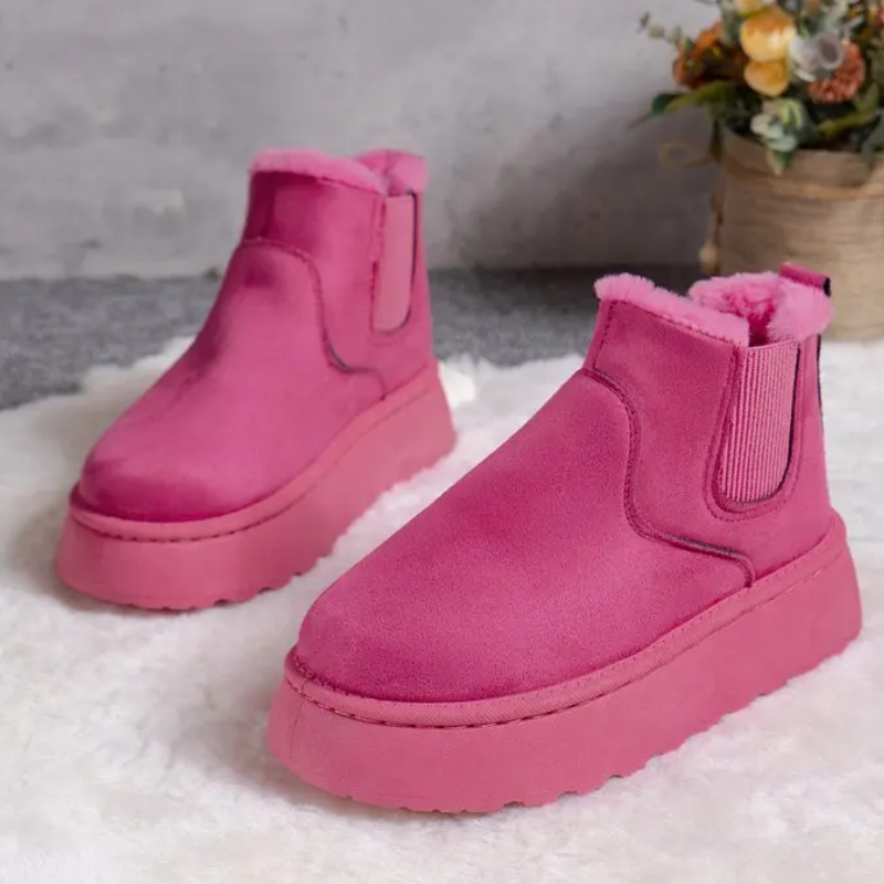 Ella - Schicke und Warme Winter-Plateau-Stiefeletten für Damen