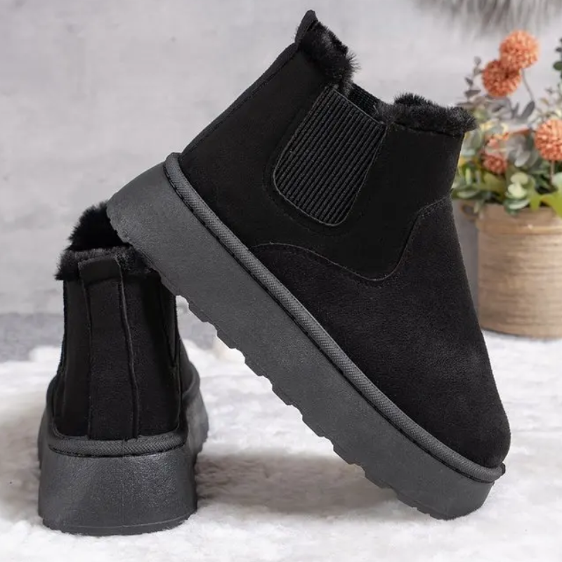 Ella - Schicke und Warme Winter-Plateau-Stiefeletten für Damen