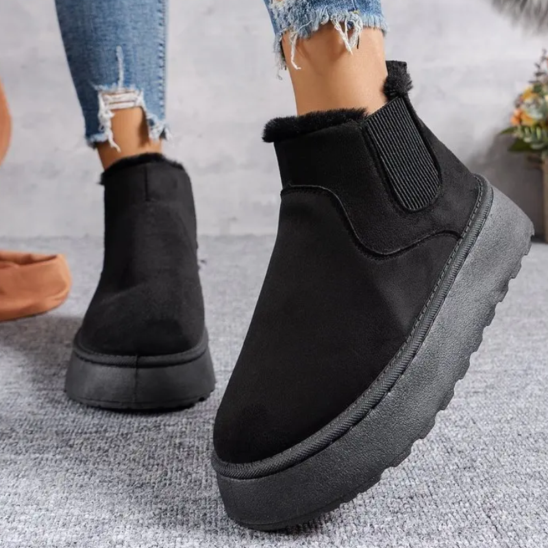 Ella - Schicke und Warme Winter-Plateau-Stiefeletten für Damen