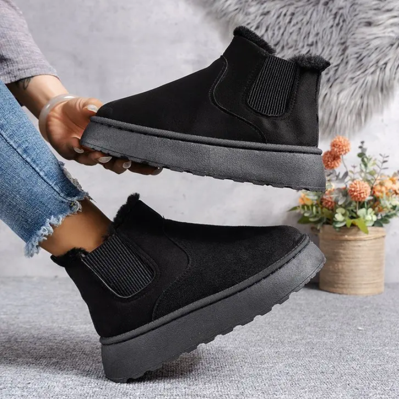 Ella - Schicke und Warme Winter-Plateau-Stiefeletten für Damen