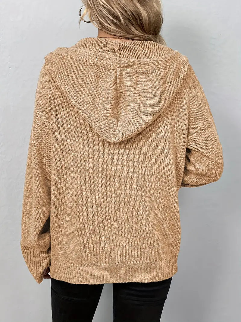 Alexa - Schicker Herbst Langarm Strickjacke für Damen