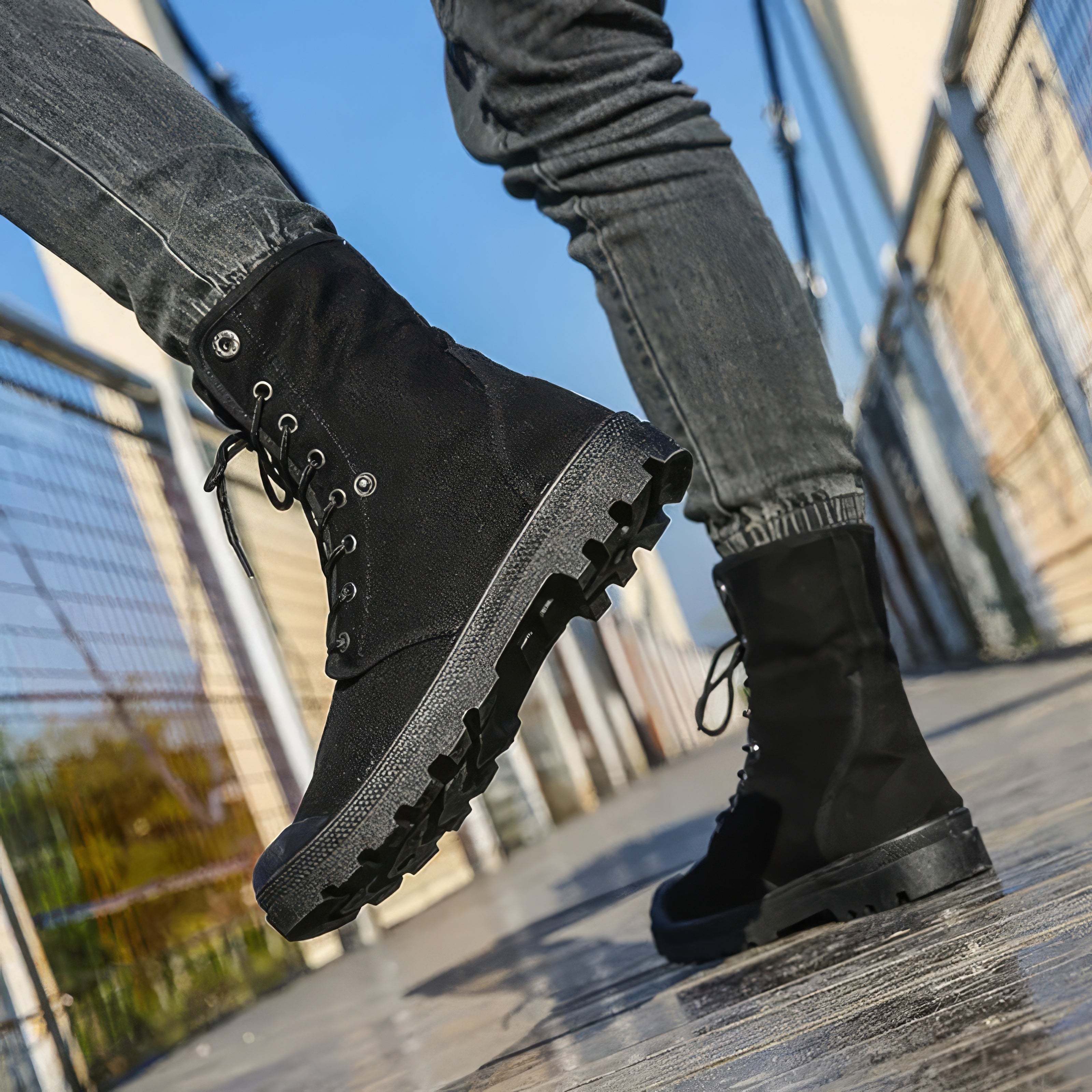 Joris - Trendige Canvas-Stiefel