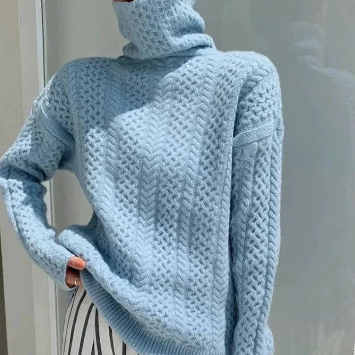 Wren - Damen-Rollkragenpullover aus Strick