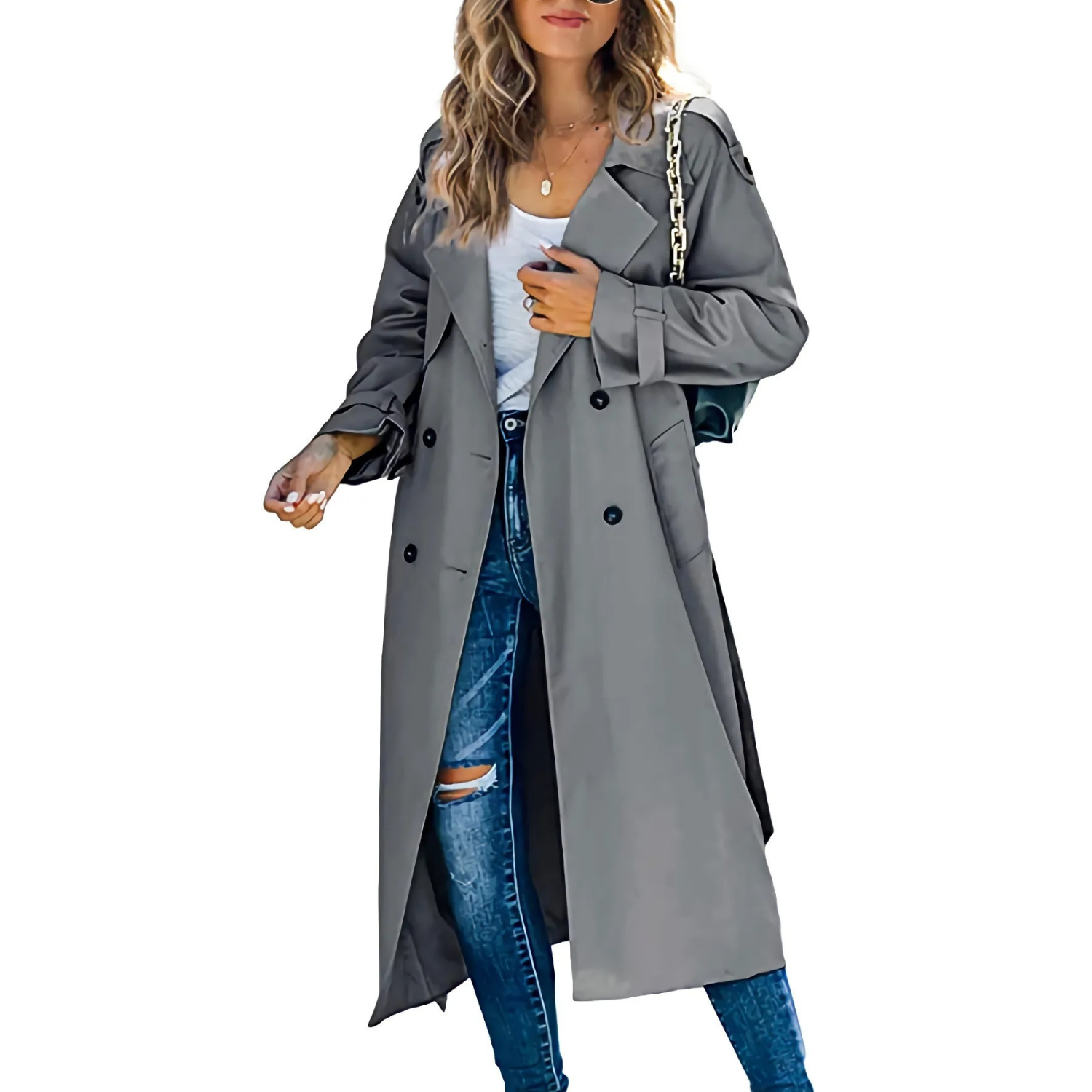 Kira - Lässiger und Eleganter Herbst-Trenchcoat für Damen