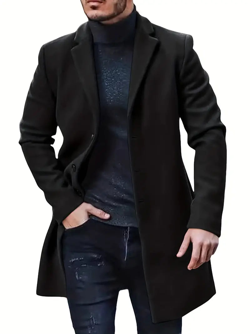 Herren-Retro-Trenchcoat