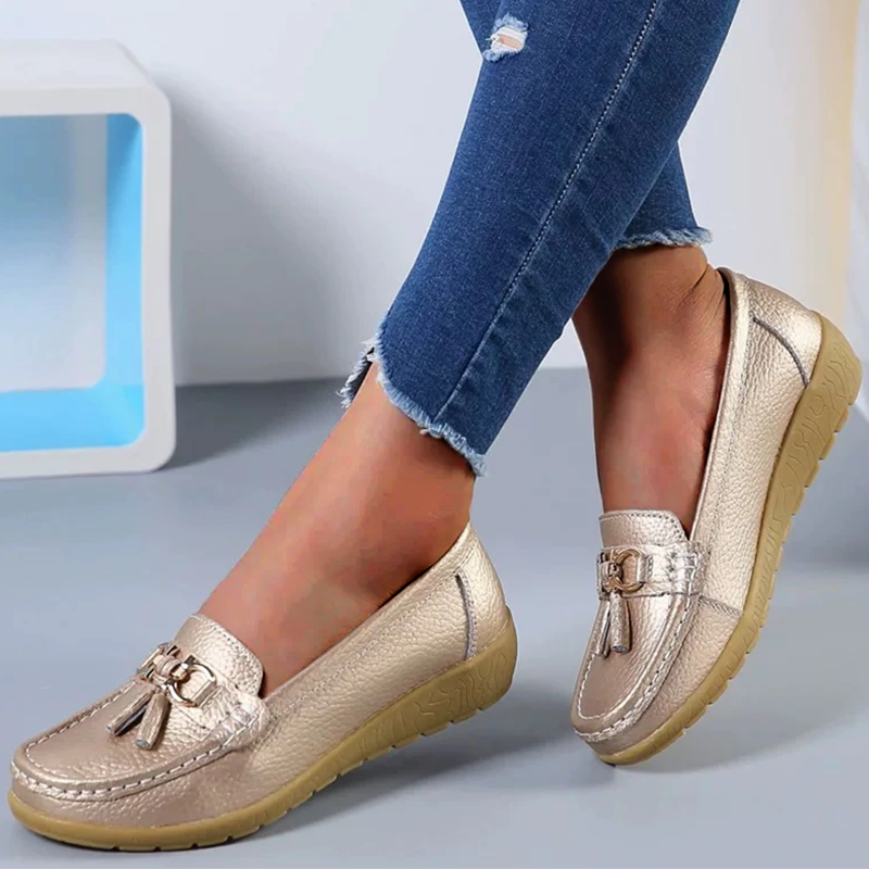 Brianna - Klassische Damen-Loafer aus Leder