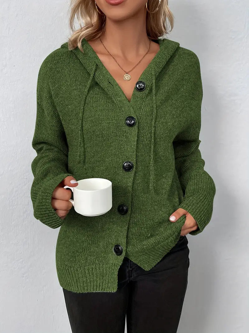 Alexa - Schicker Herbst Langarm Strickjacke für Damen