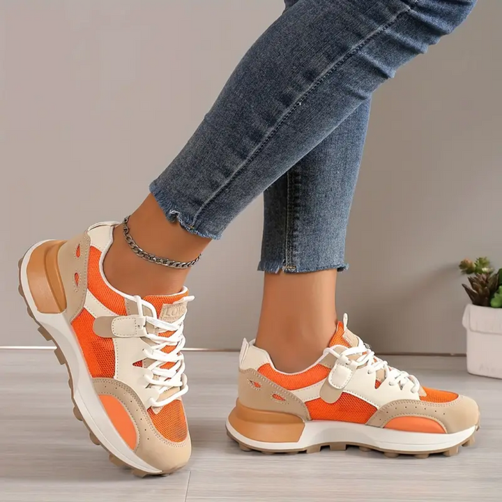 Katja - Trendy Chunky Sneakers für Damen | Modische Sportschuhe mit dicker Sohle