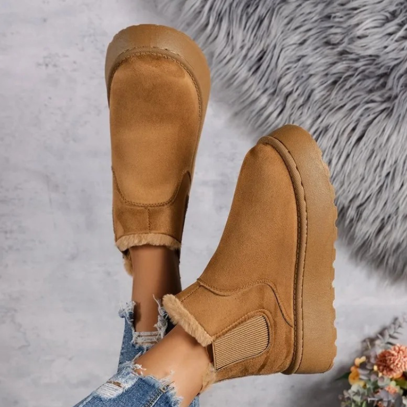 Ella - Schicke und Warme Winter-Plateau-Stiefeletten für Damen