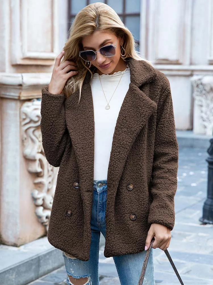 Pamela - Schicke und Bequeme Teddy-Winterjacke für Damen