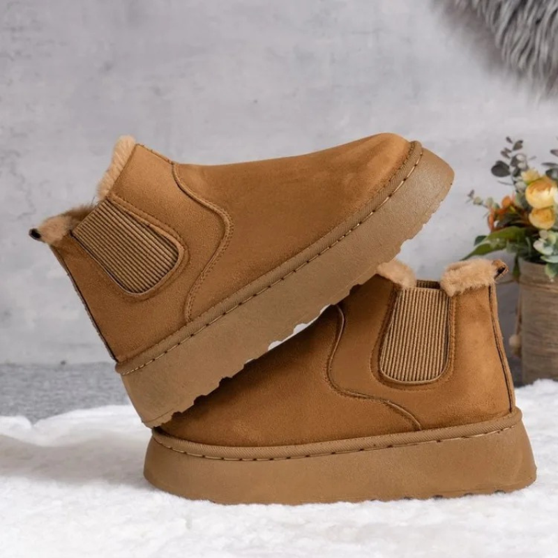 Ella - Schicke und Warme Winter-Plateau-Stiefeletten für Damen