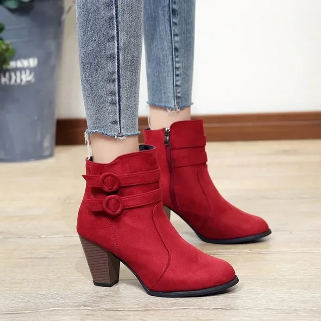 Abigail - Schicke und Stilvolle Herbst-Suede-Stiefeletten für Damen