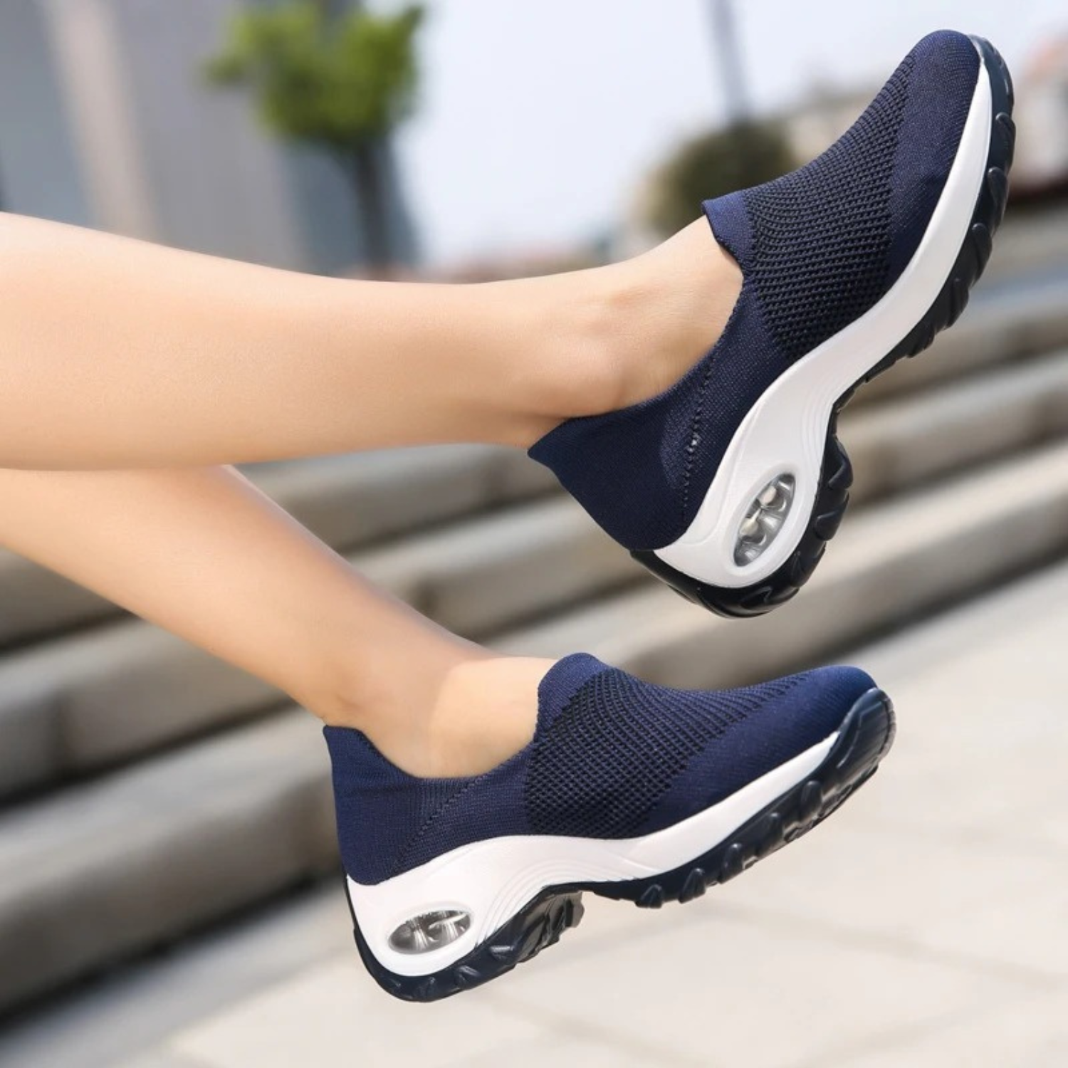 Odette – Atmungsaktive Orthopädische Schuhe mit Schlittensohle