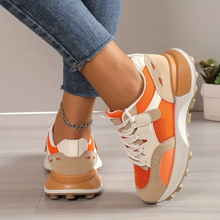 Katja - Trendy Chunky Sneakers für Damen | Modische Sportschuhe mit dicker Sohle