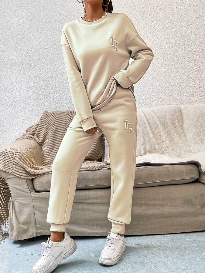 Zuri - Stilvolles und Bequemes Herbst Pullover- und Hosen-Set für Damen