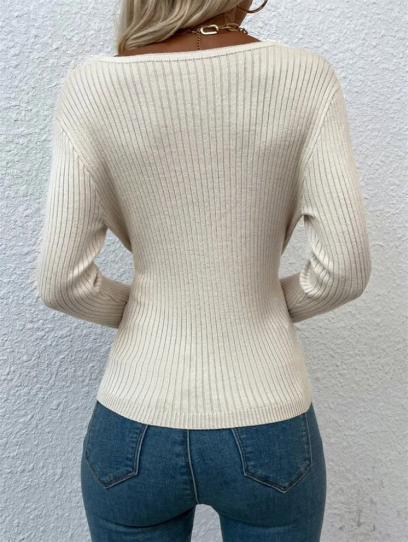 Cederic | Frauen Casual gestrickt Pullover Sueter Mujer Elegante Pullover