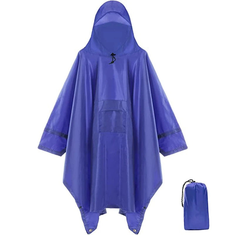 Stella - Lässige und Stilvolle Herbst-Wasserdichte-Poncho mit Hülle für Herren