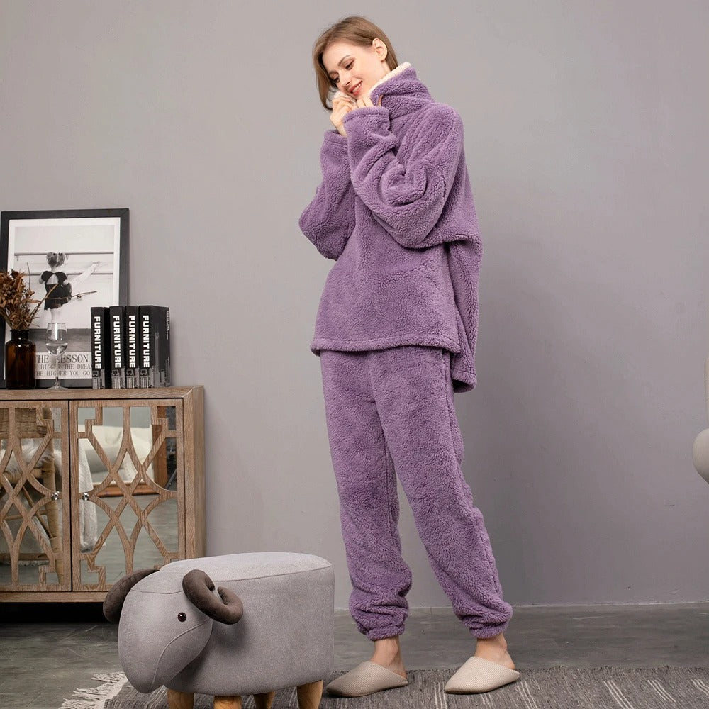 Krista - Pyjama-Set aus dickem Fleece