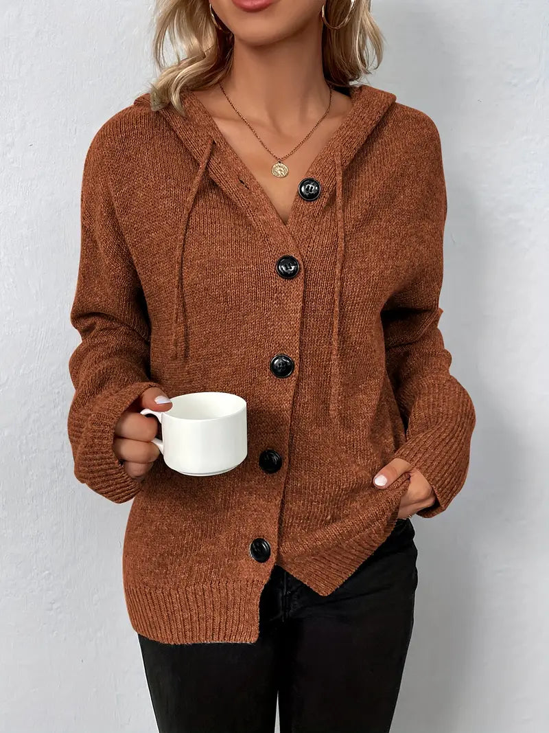 Alexa - Schicker Herbst Langarm Strickjacke für Damen