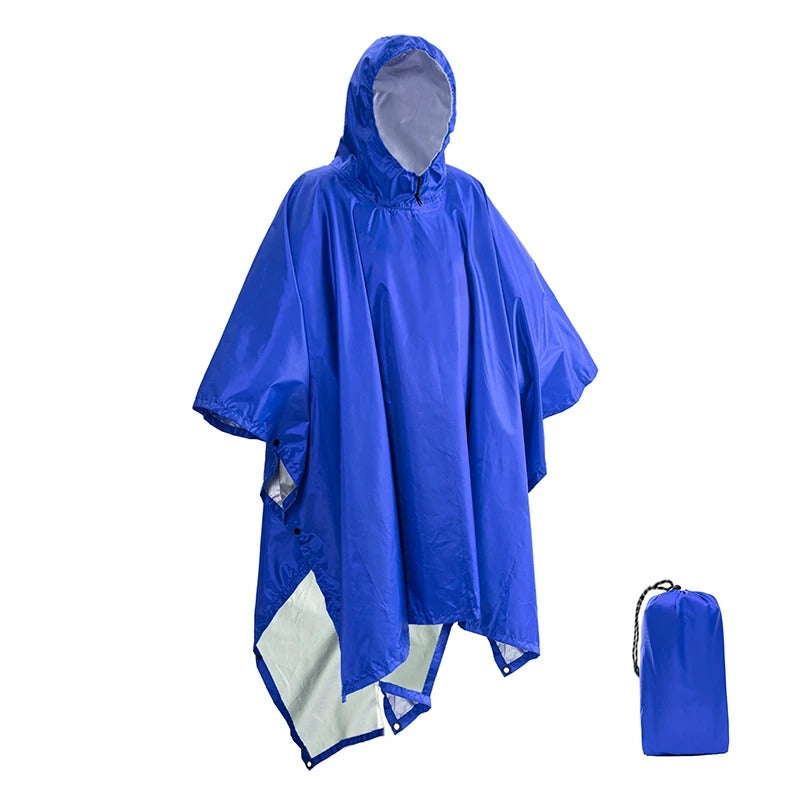 Stella - Lässige und Stilvolle Herbst-Wasserdichte-Poncho mit Hülle für Herren