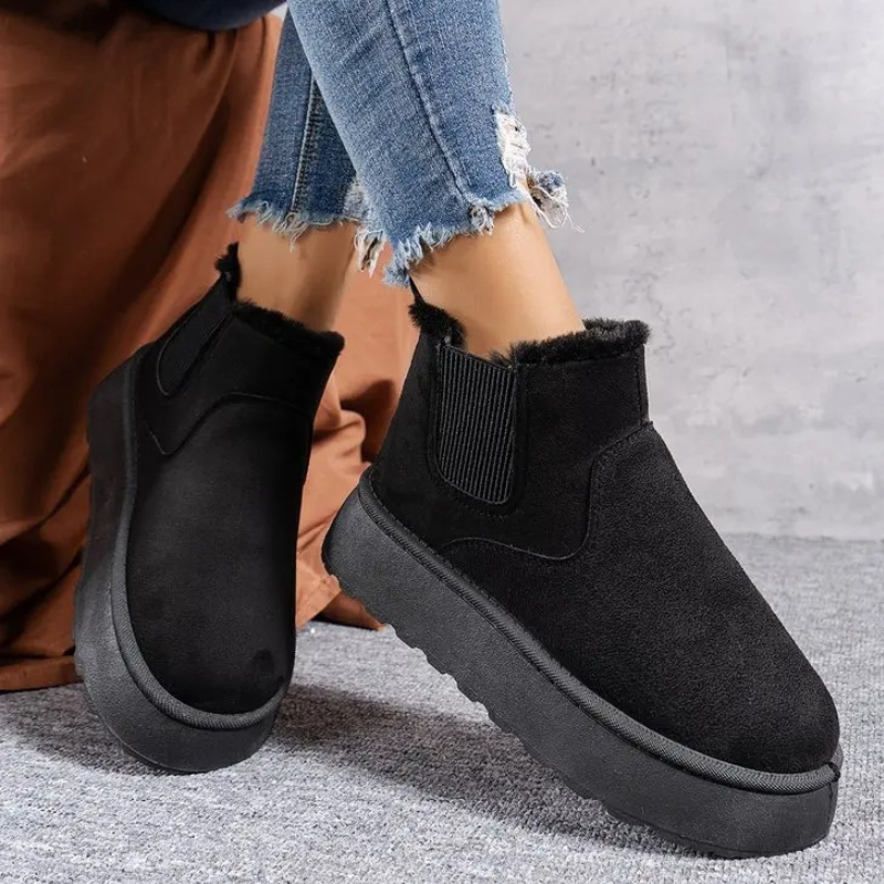 Ella - Schicke und Warme Winter-Plateau-Stiefeletten für Damen