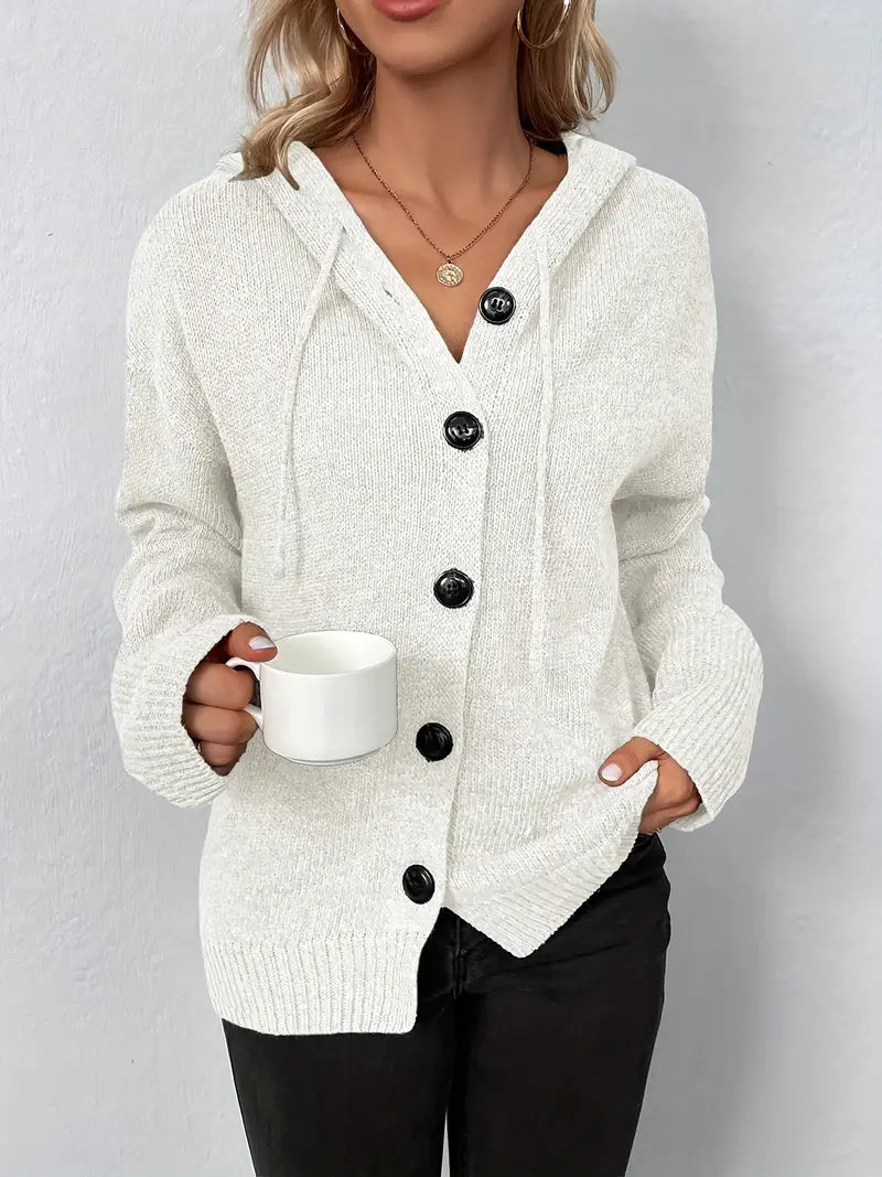 Alexa - Schicker Herbst Langarm Strickjacke für Damen