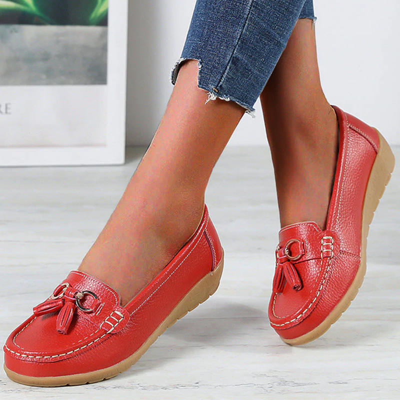 Brianna - Klassische Damen-Loafer aus Leder