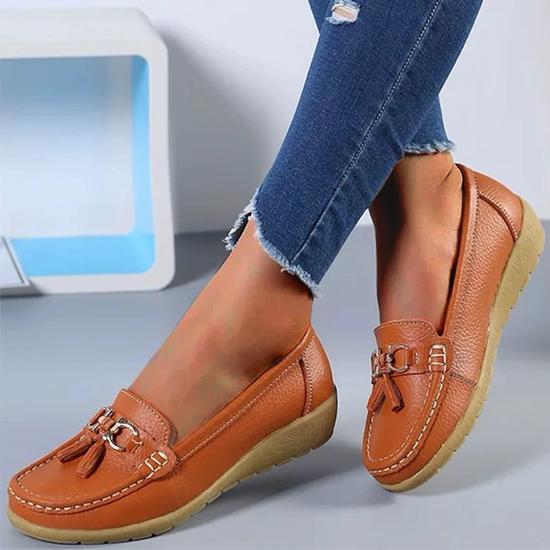 Brianna - Klassische Damen-Loafer aus Leder