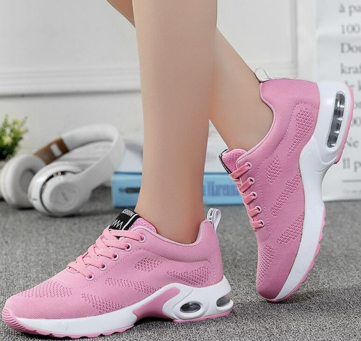 ALEXIS - Orthopädische Leichte, atmungsaktive Sport-Sneaker für Damen | Sportlicher Casual-Running-Schuh mit Air-Cushion-Sohle