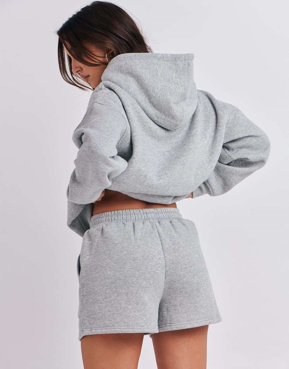 Belle - Lässiges Sommer-Oversize-Hoodie- und Shorts-Set für Damen