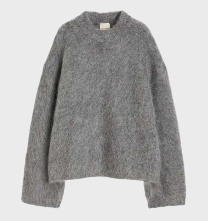 Ashley - Lässiger Herbst Mohair Pullover mit Rundhalsausschnitt für Damen