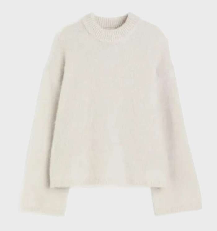 Ashley - Lässiger Herbst Mohair Pullover mit Rundhalsausschnitt für Damen