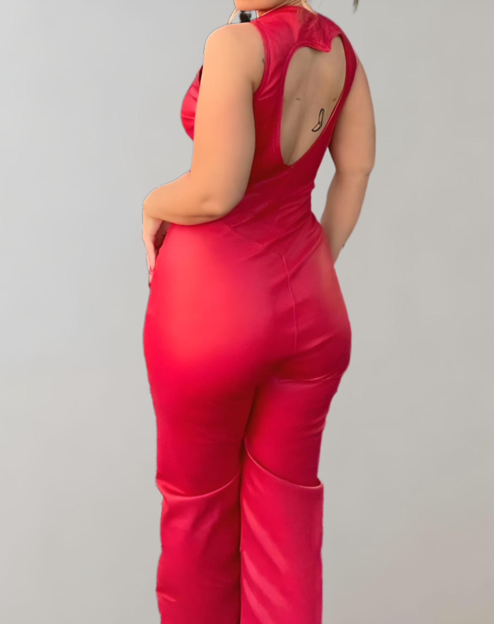 Catherine - Slim Fit Jumpsuit mit Reißverschluss