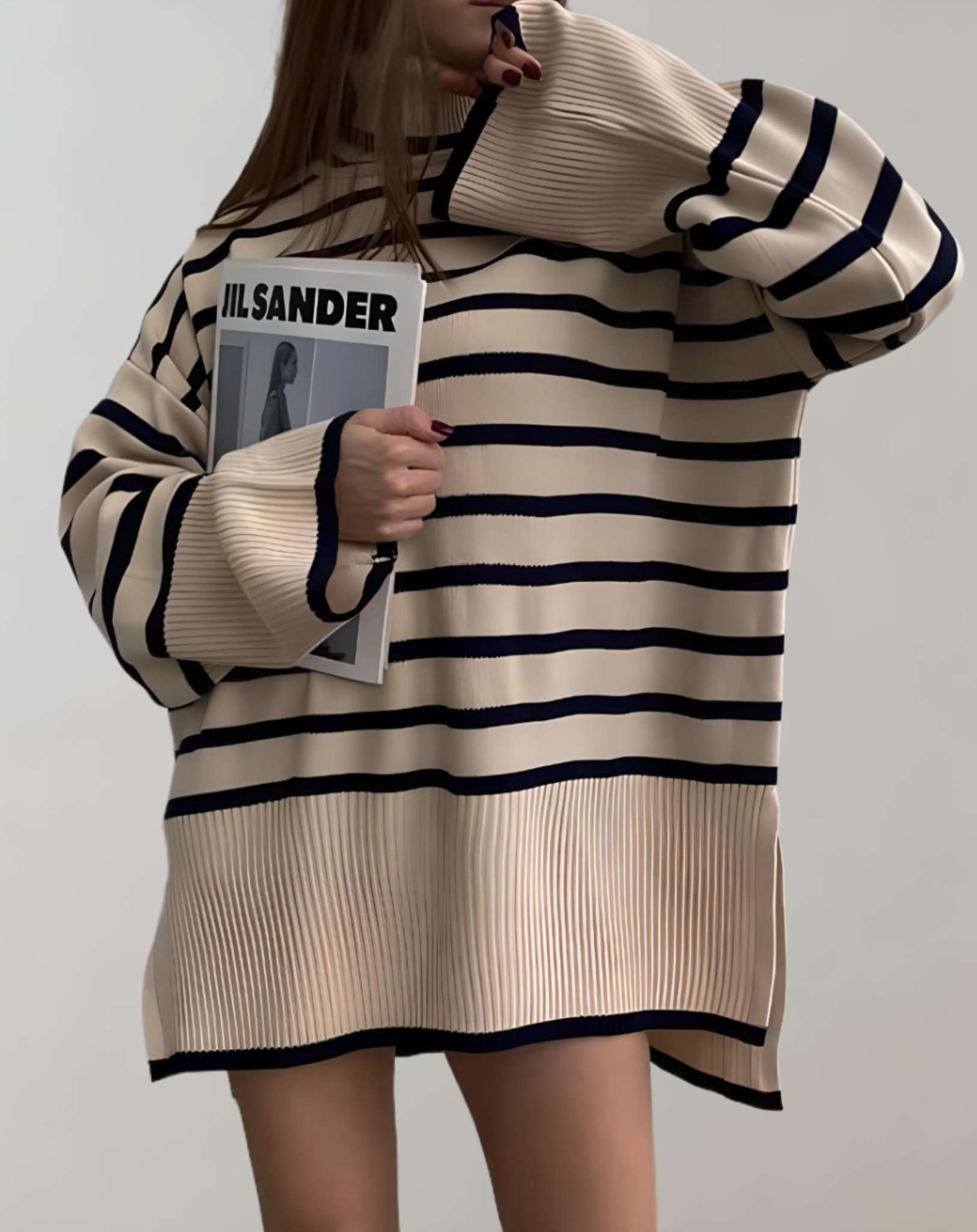 Chandria - Übergroßer bequemer Pullover