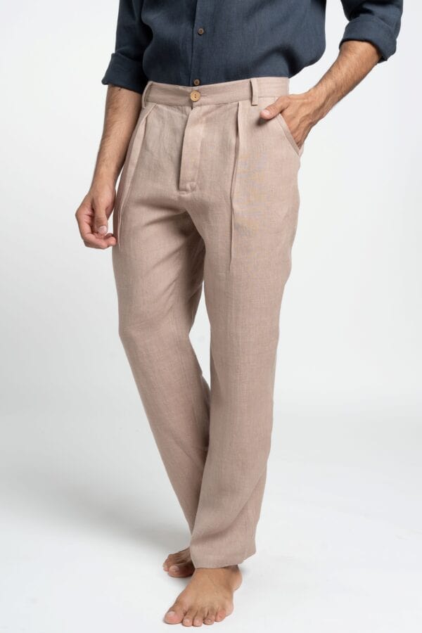 Davinci- Leinenhose (Muted Mocha)