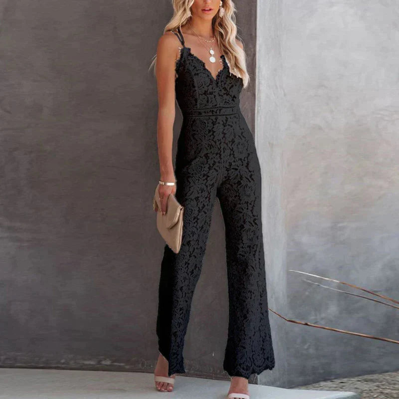 Saskia - Bestickter Jumpsuit